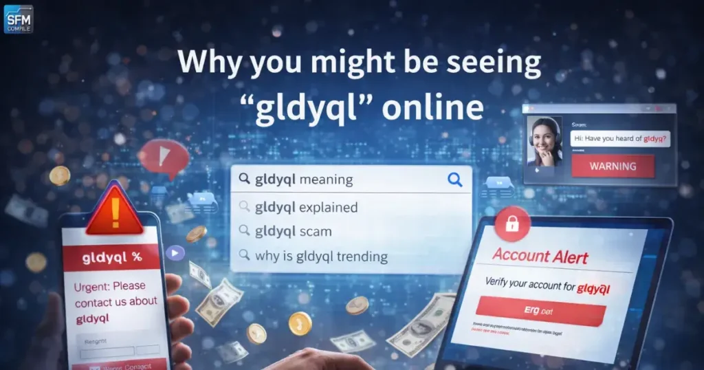 Why you might be seeing “gldyql” online