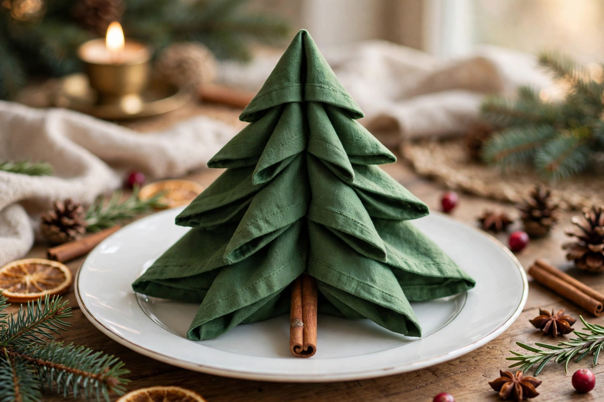 christmas napkin folding ideas