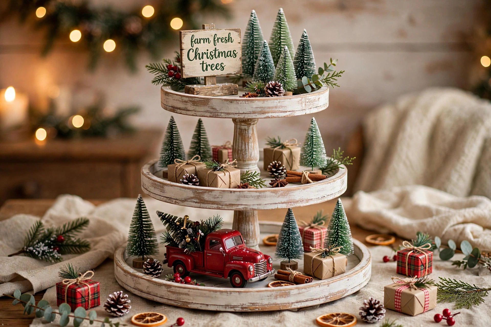 christmas tiered tray ideas