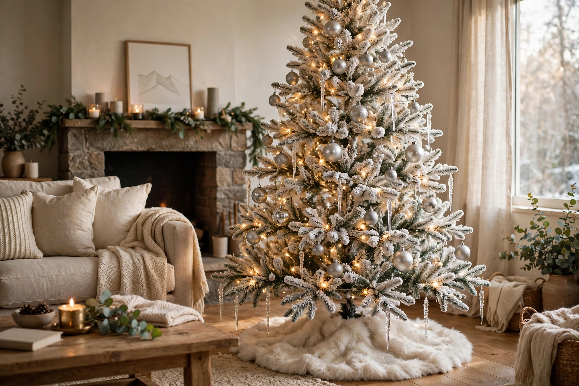 white christmas tree ideas