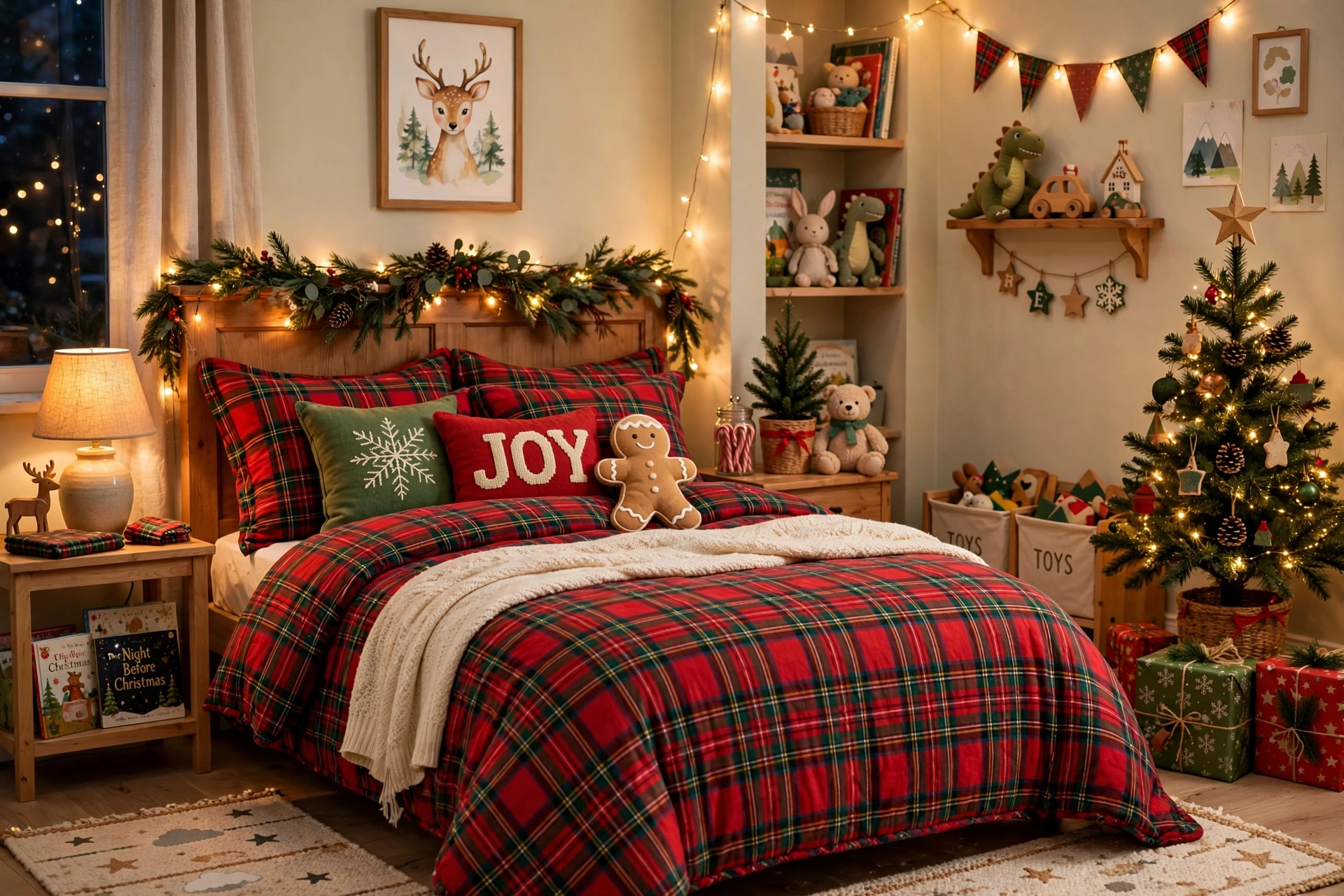 christmas bedroom ideas for kids