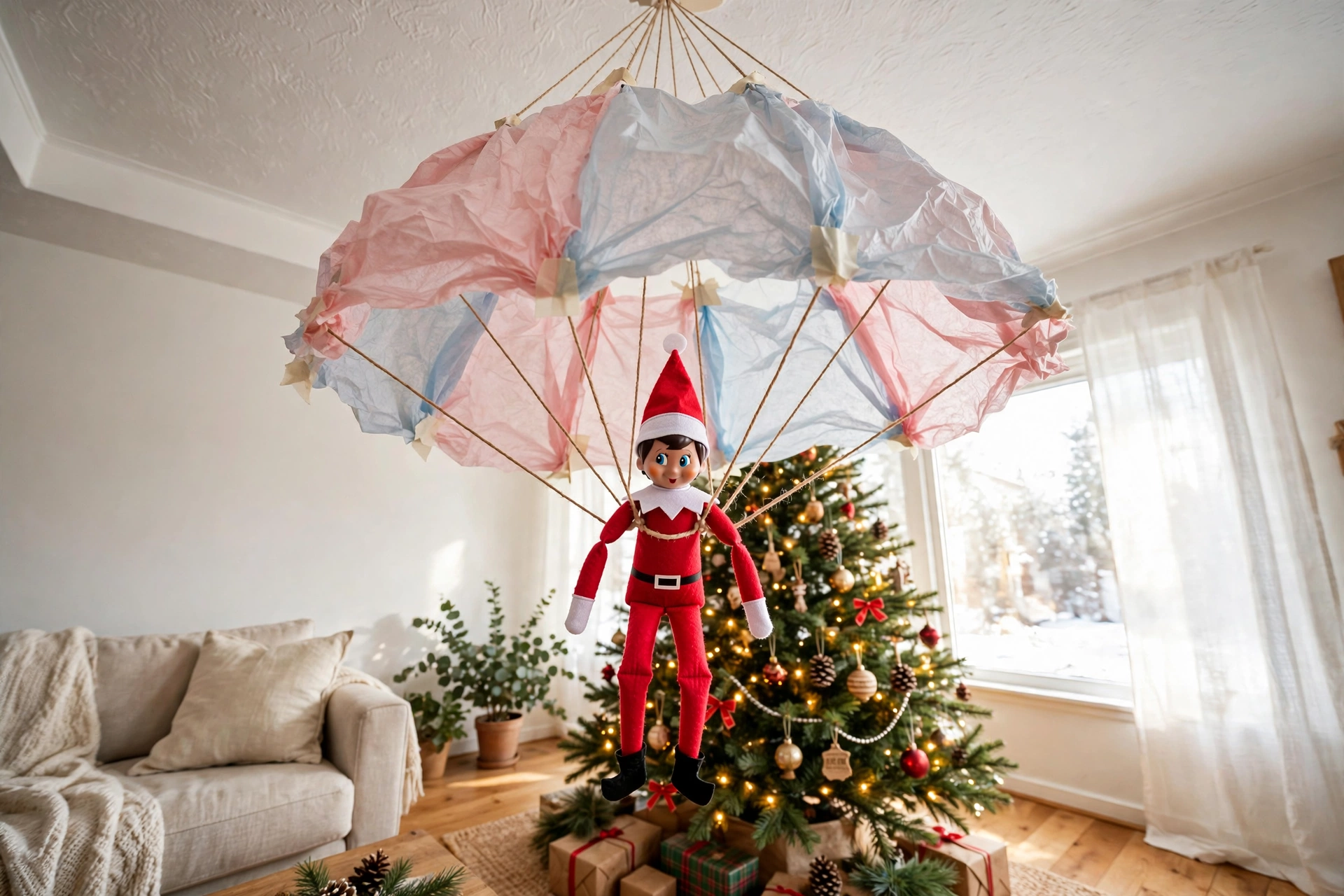 elf on the shelf arrival ideas
