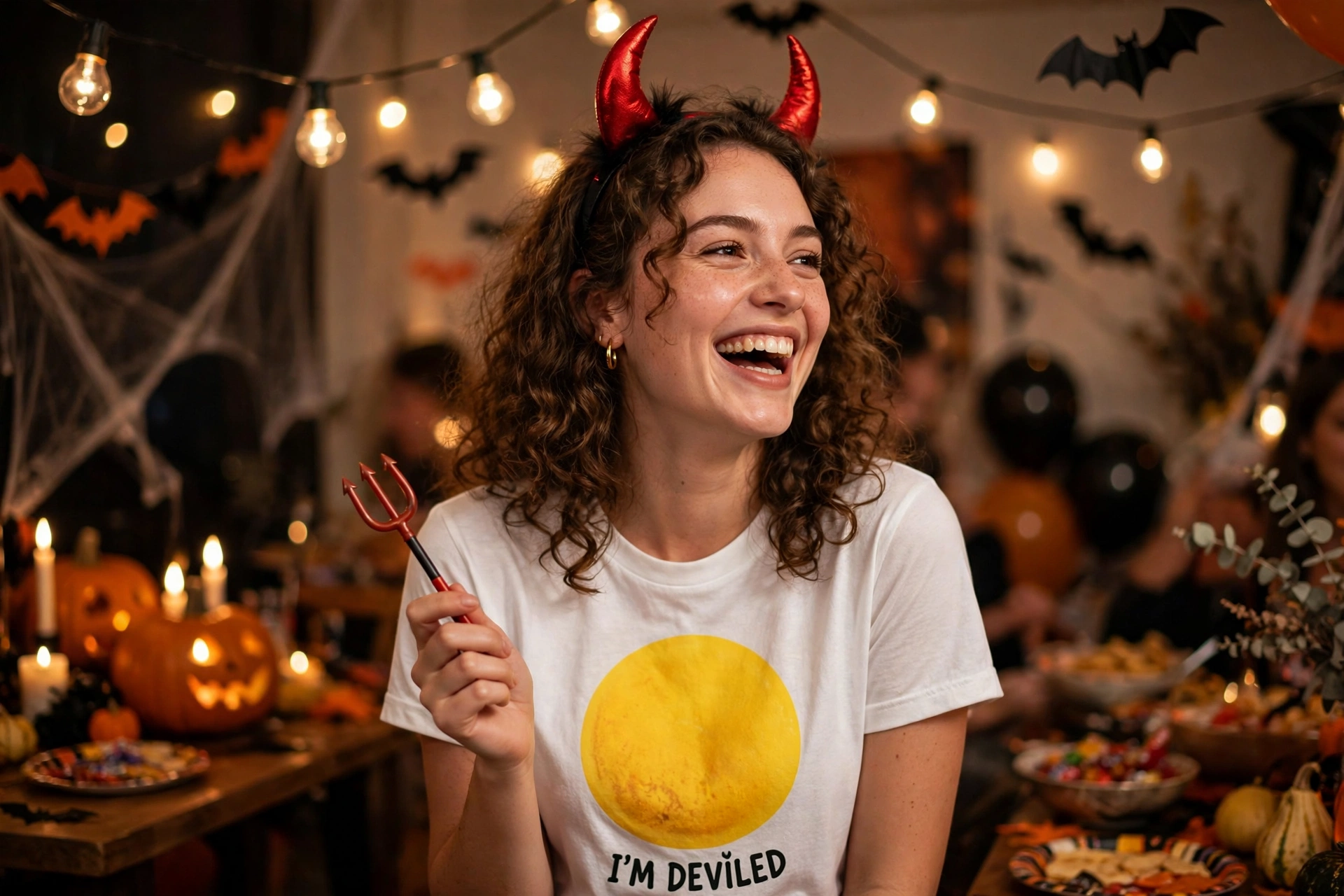 Deviled egg pun costume - funny Halloween costume idea