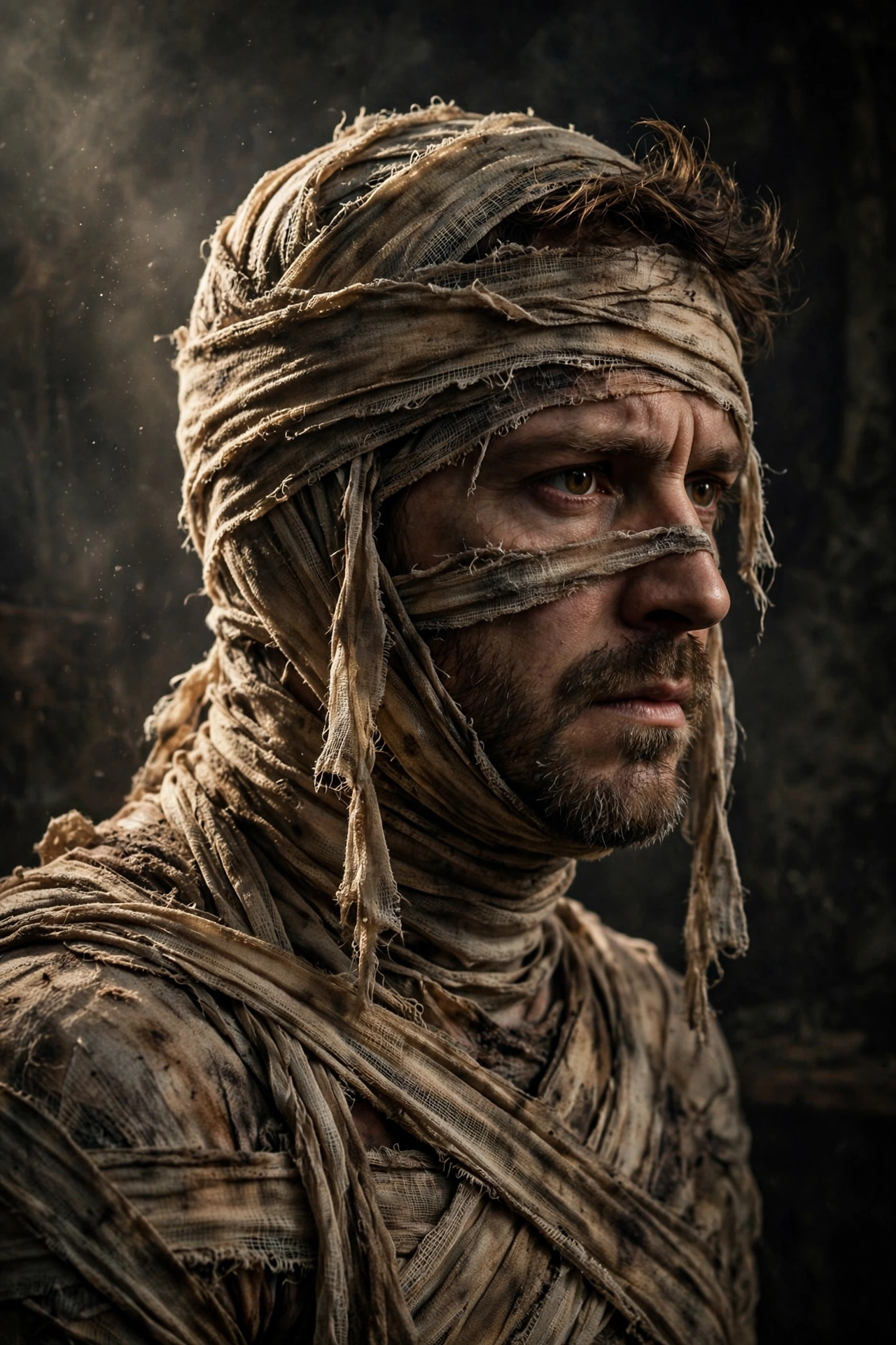 DIY mummy costume — Halloween costume idea for guys