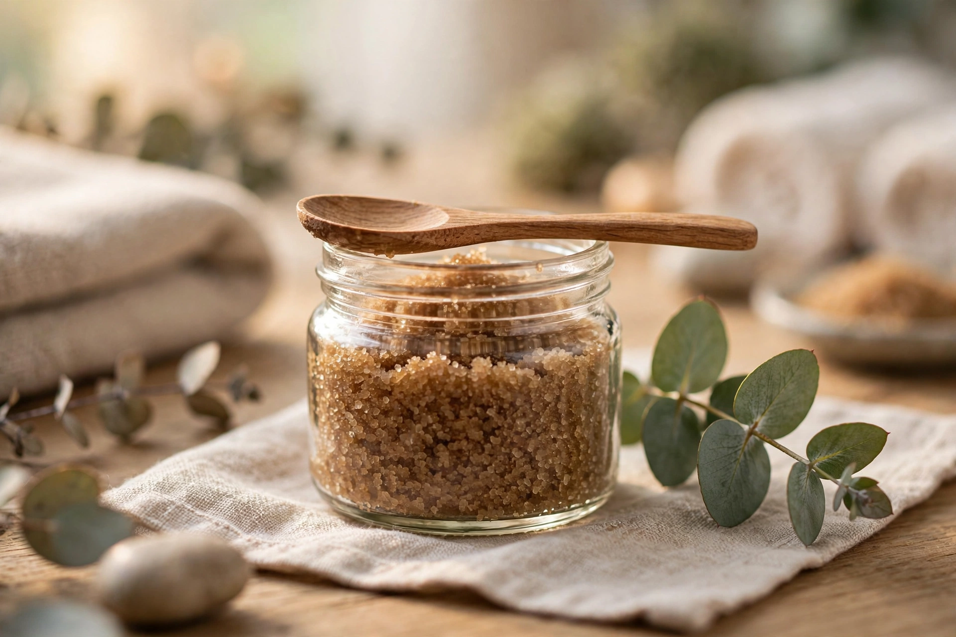 Brown sugar body scrub — homemade Christmas gift idea