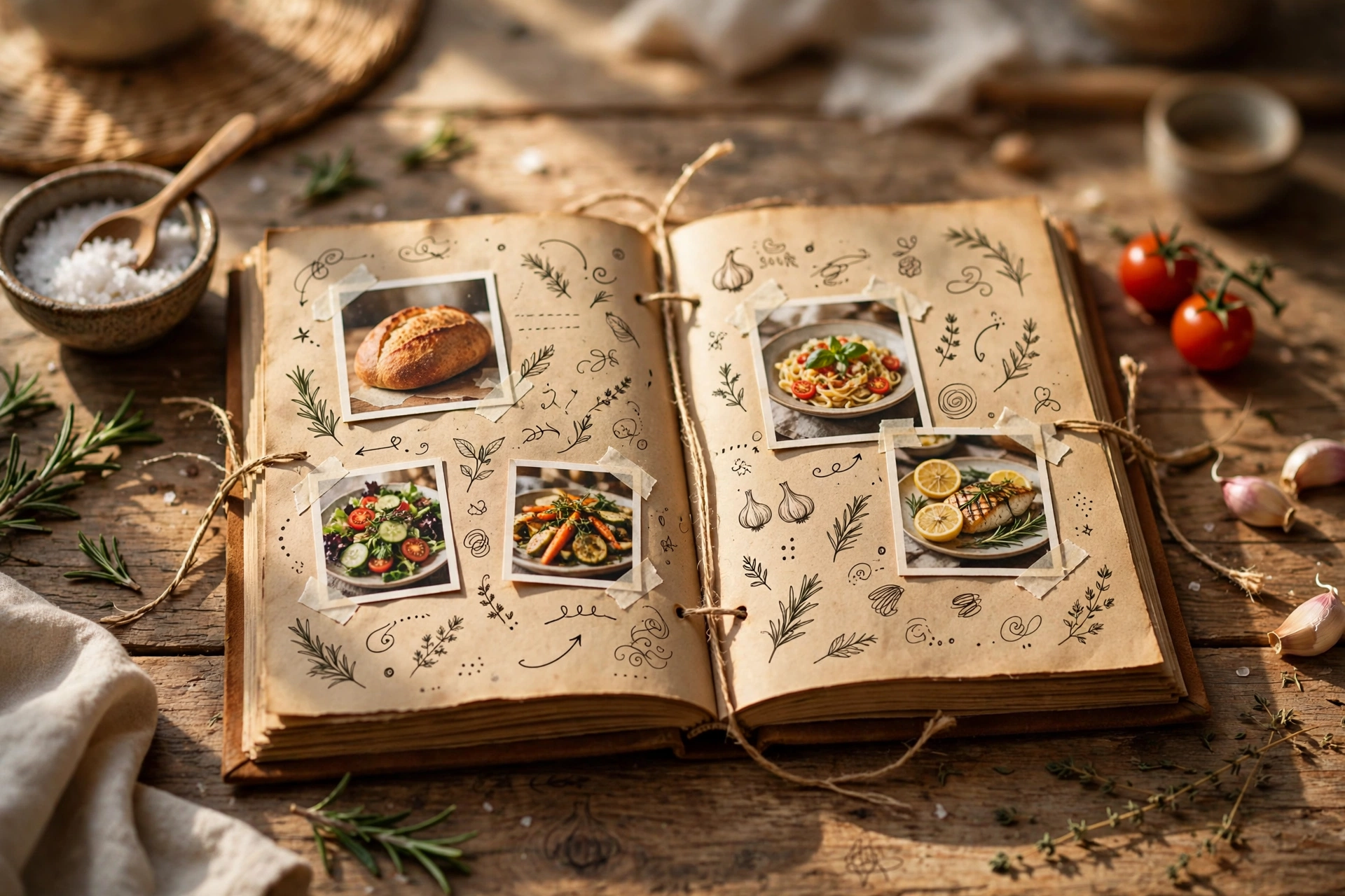 Personalized family recipe book — homemade Christmas gift idea