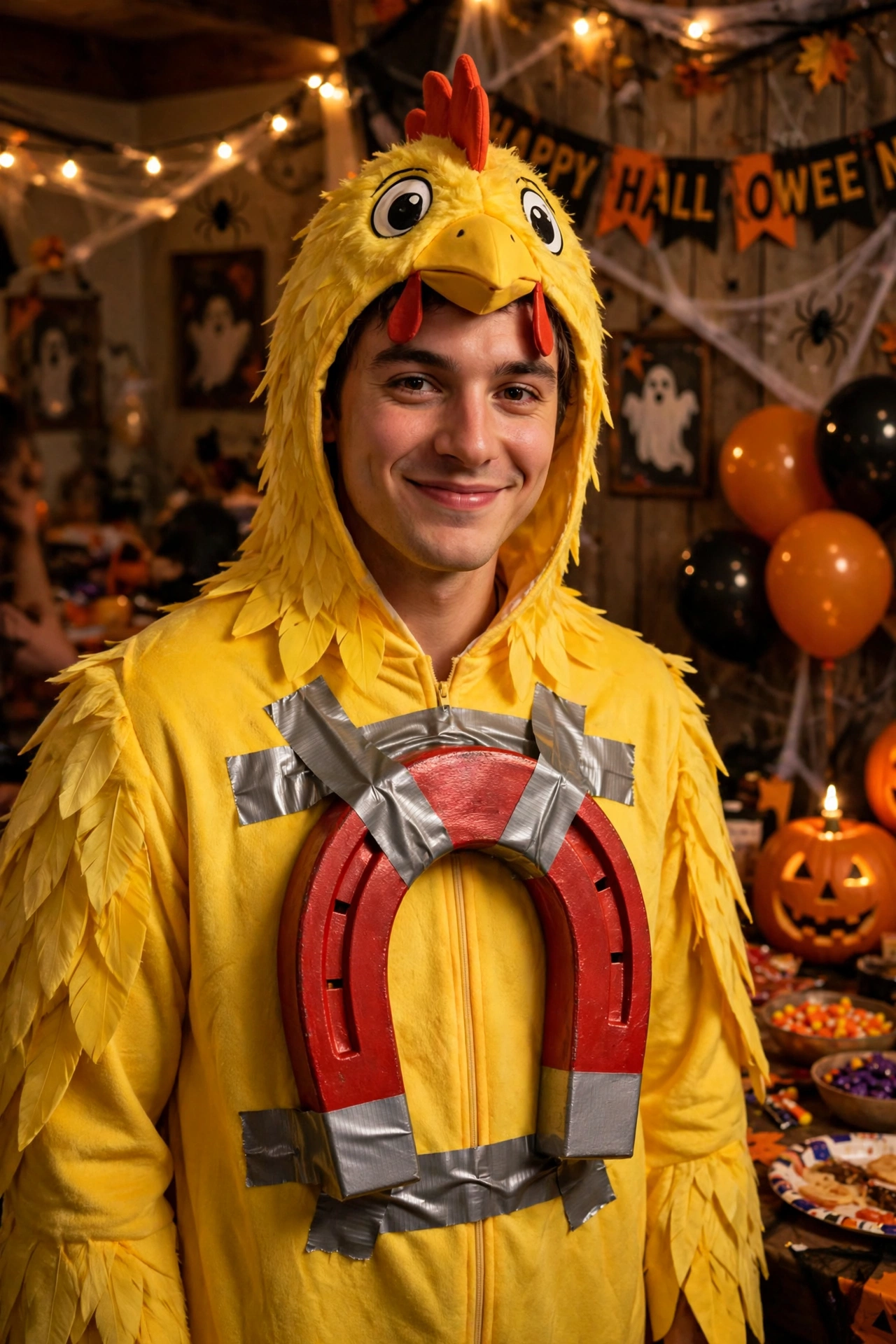 Chick magnet pun costume - funny Halloween costume idea
