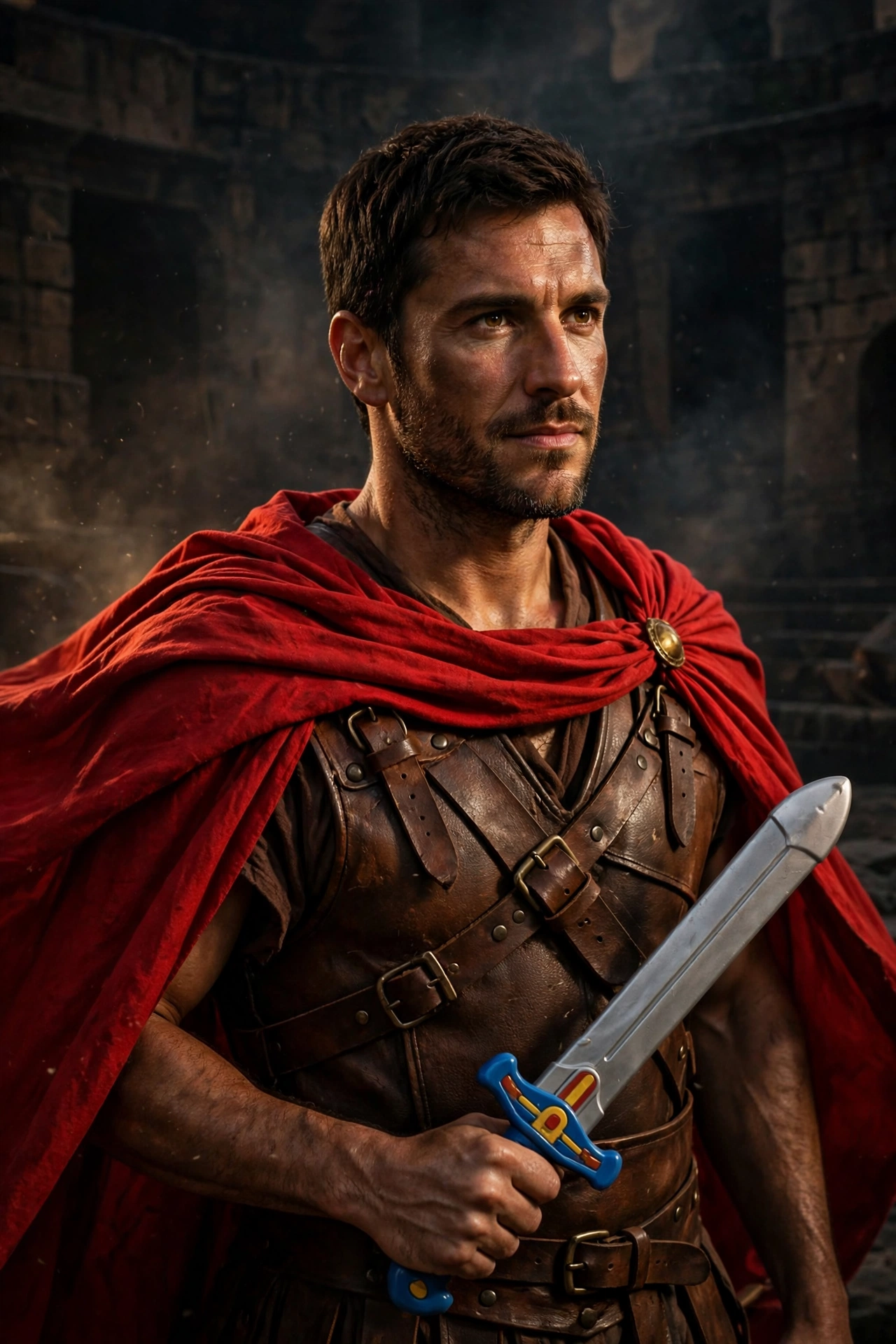 Gladiator costume — Halloween costume idea for guys