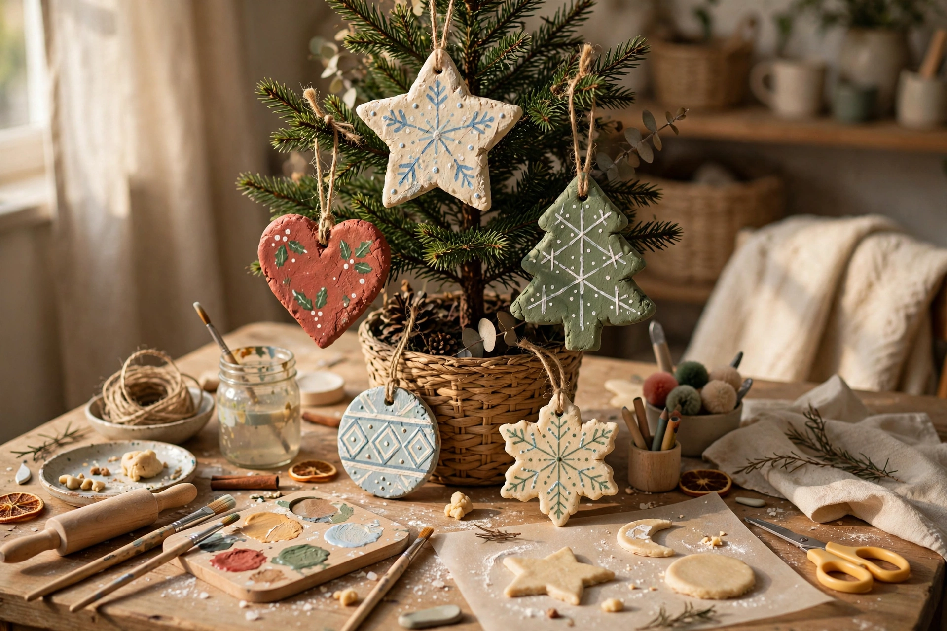 Salt dough ornaments — homemade Christmas gift idea