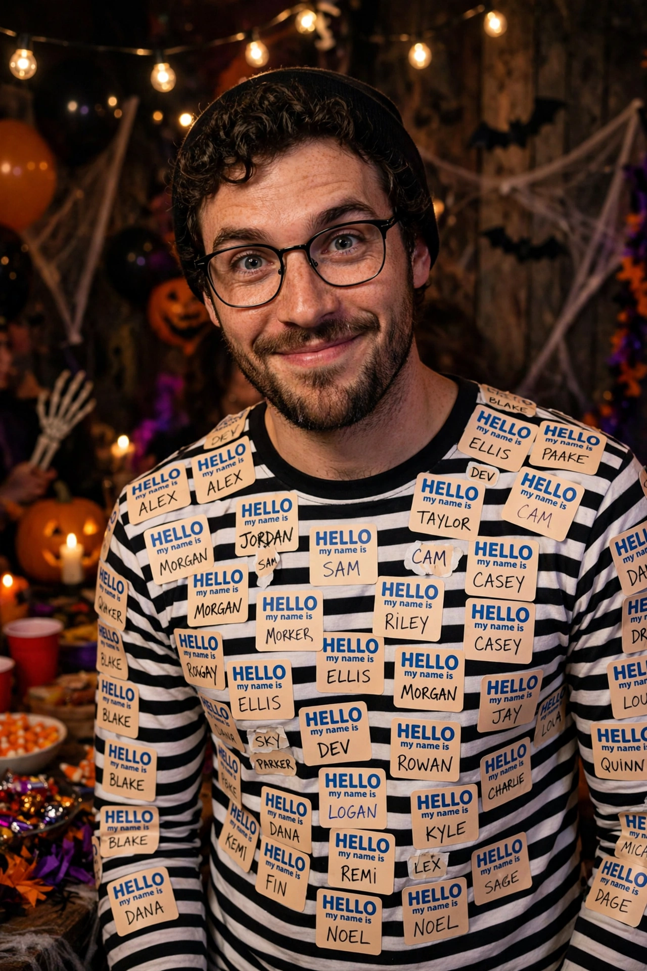 Identity thief pun costume - funny Halloween costume idea