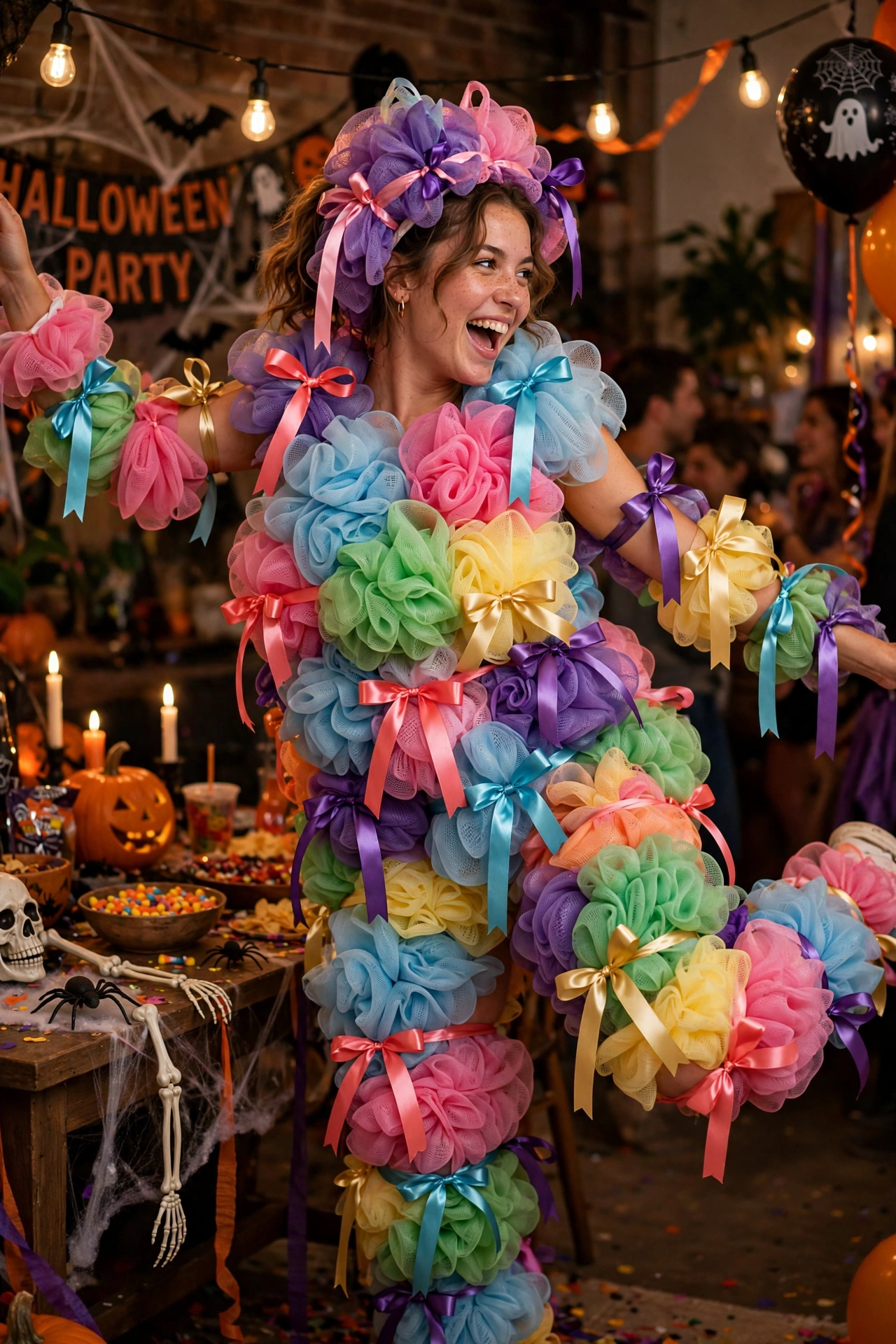 Loofah costume - funny Halloween costume idea