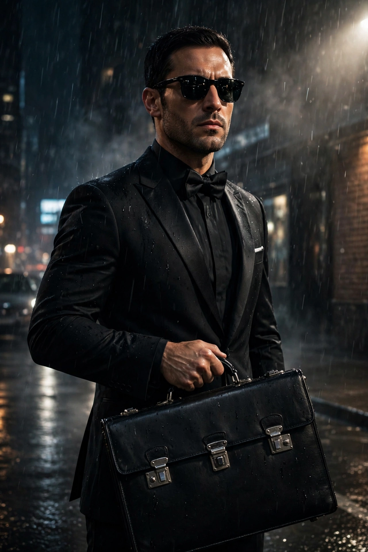 Secret agent costume — Halloween costume idea for guys