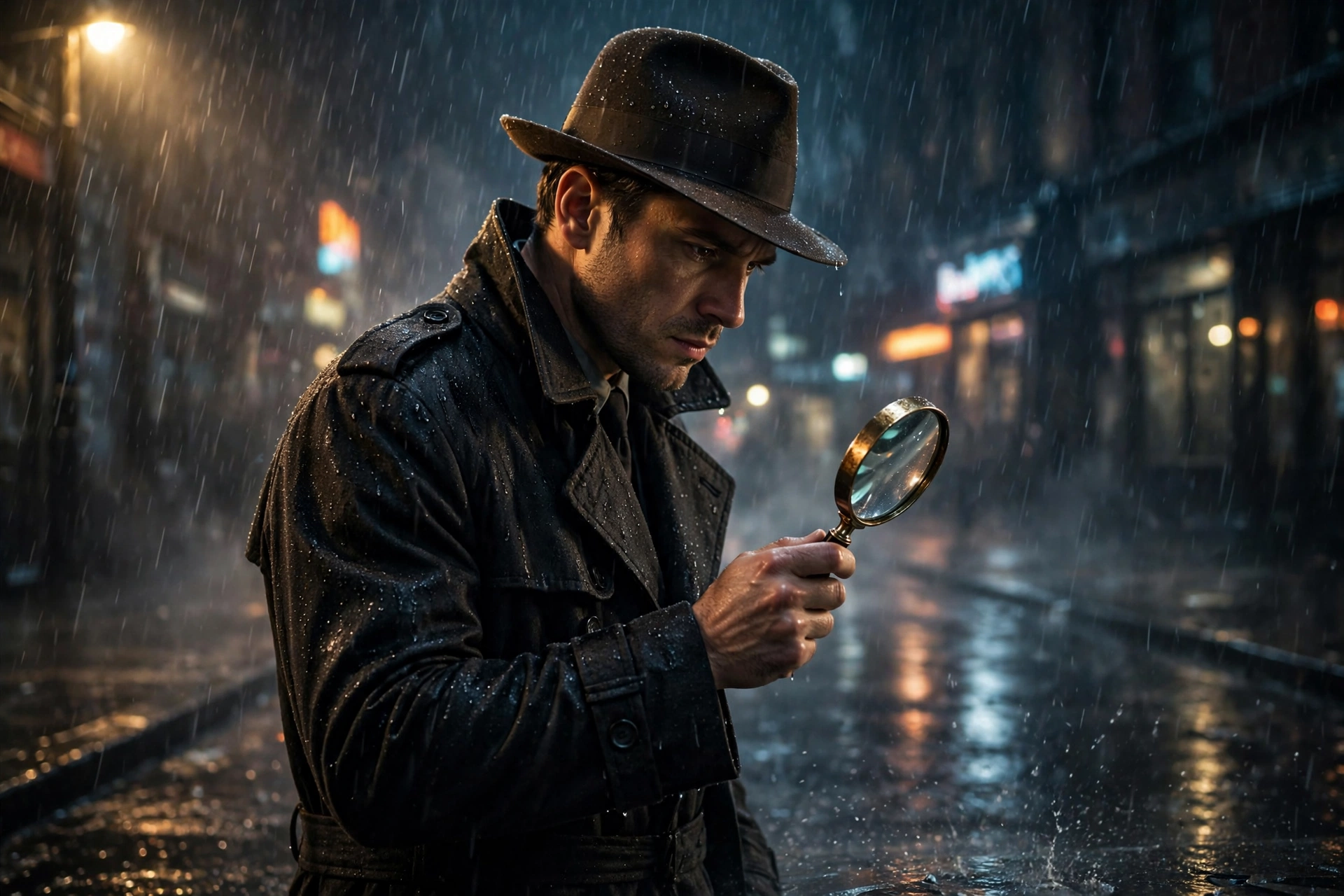 Noir detective costume — Halloween costume idea for guys