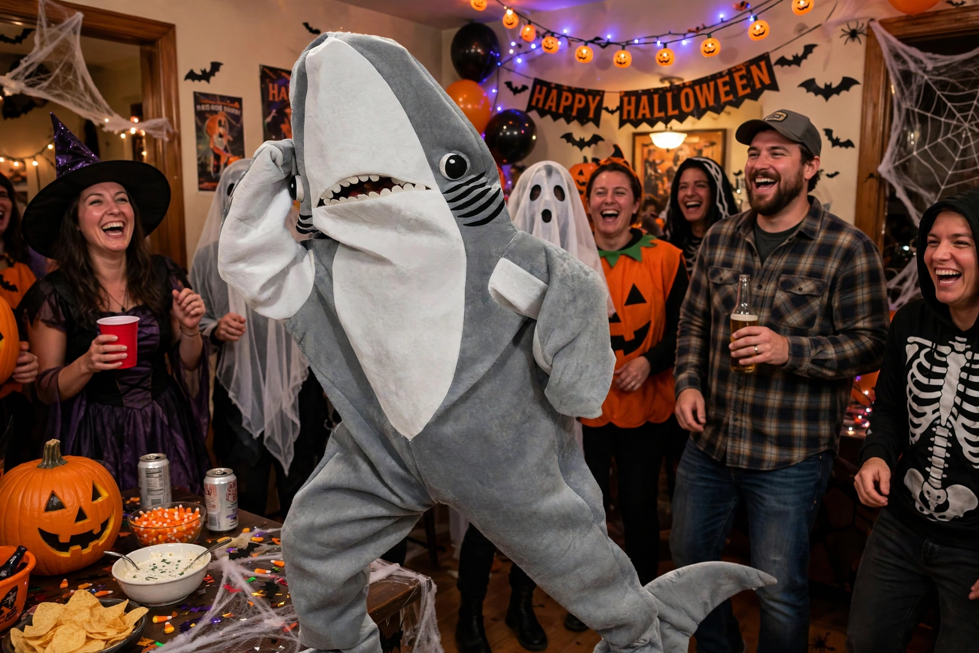 Left shark costume - funny Halloween costume idea