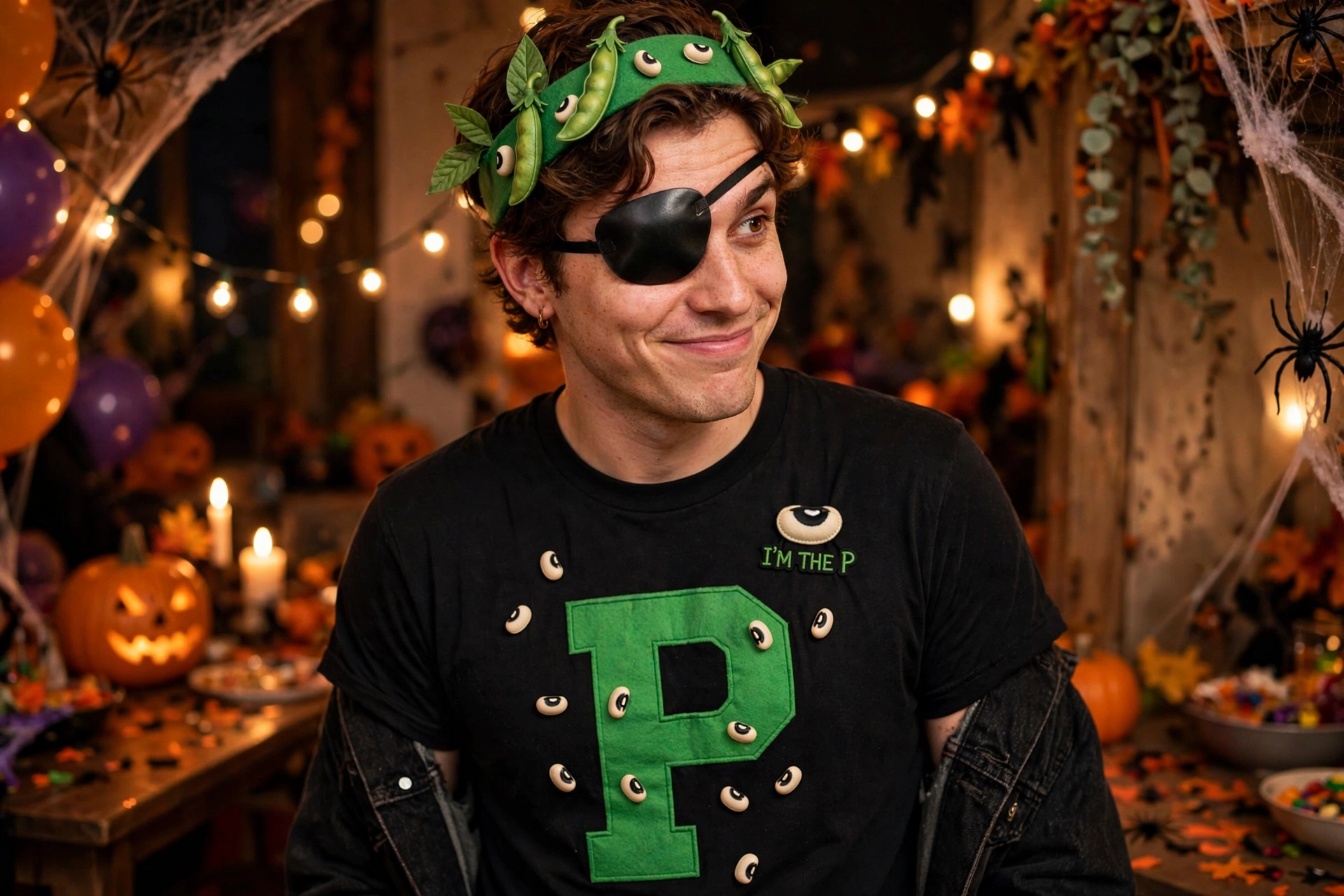 Black-eyed pea pun costume - funny Halloween costume idea