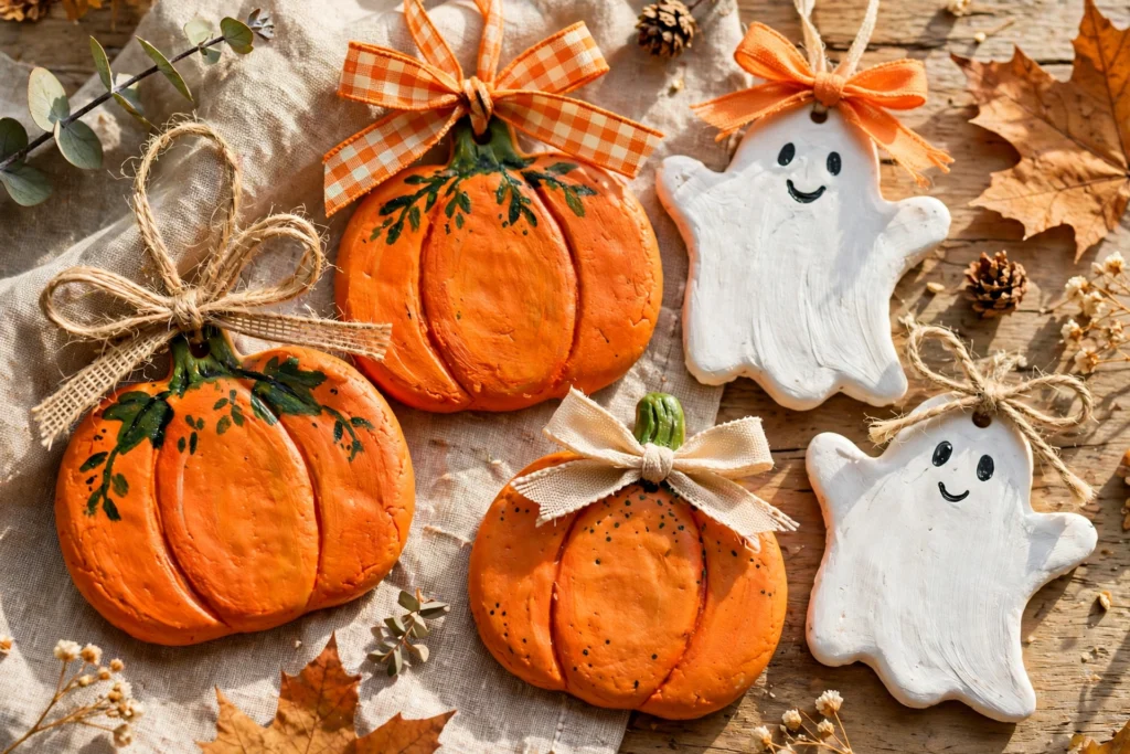 Salt dough Halloween ornaments — Halloween craft for children