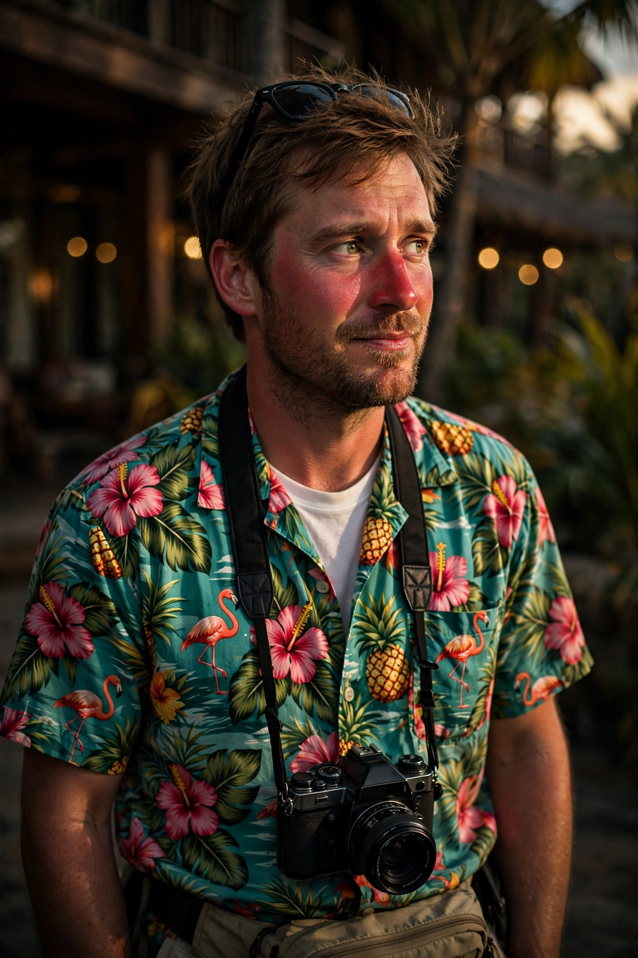 Tacky tourist costume — Halloween costume idea for guys