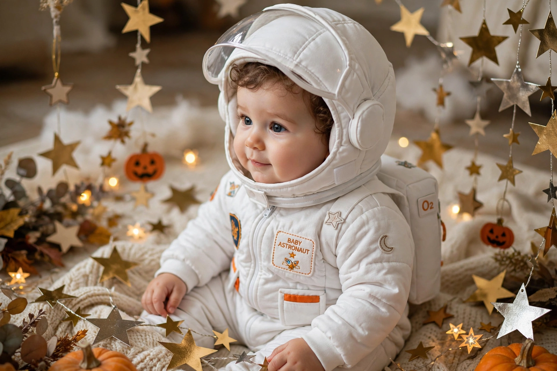 Astronaut baby costume — baby's first Halloween costume idea