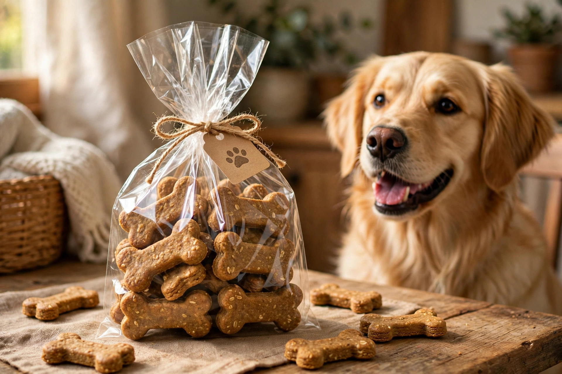 Homemade dog treats — homemade Christmas gift idea