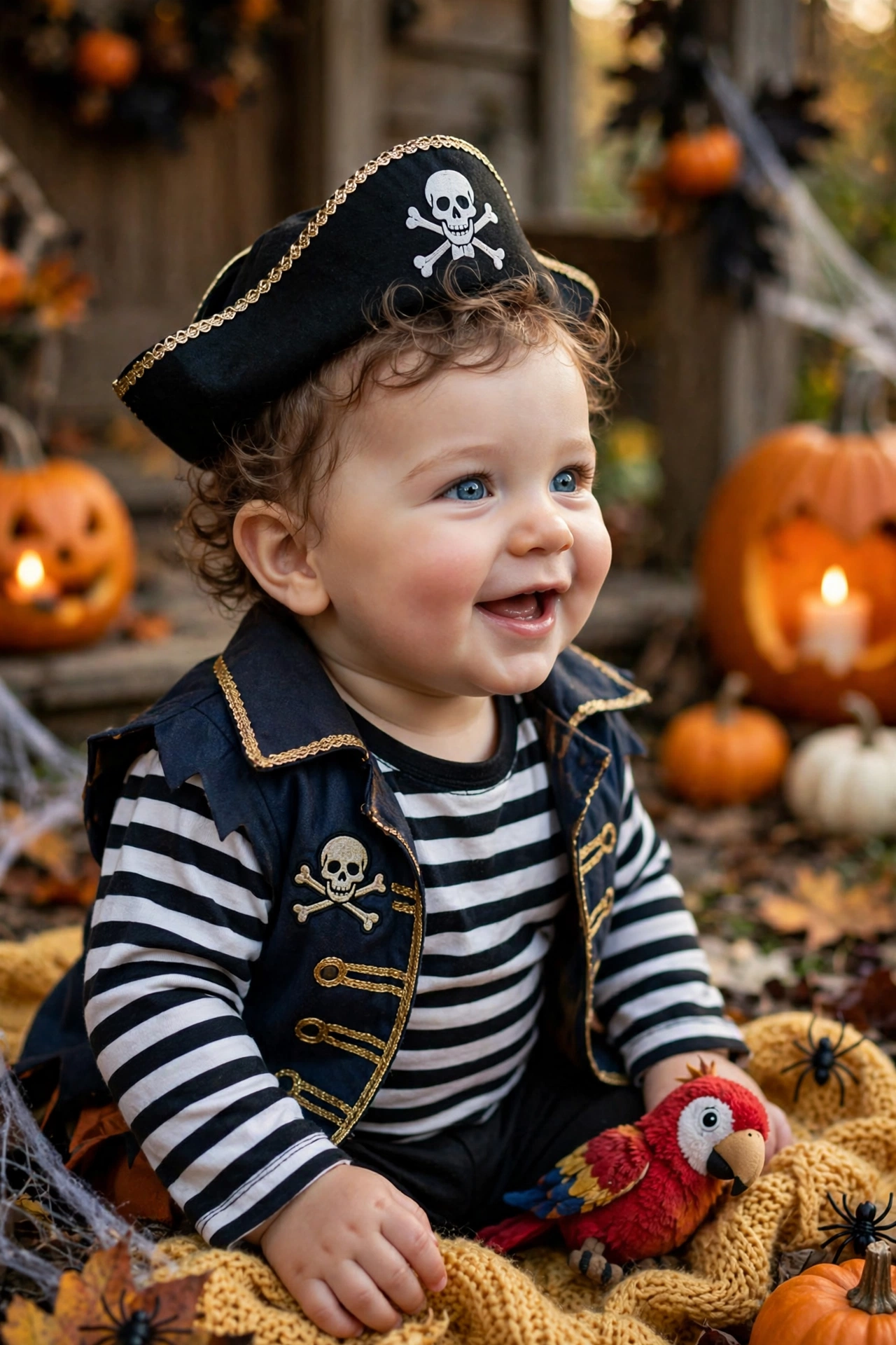Little pirate baby costume — baby's first Halloween costume idea