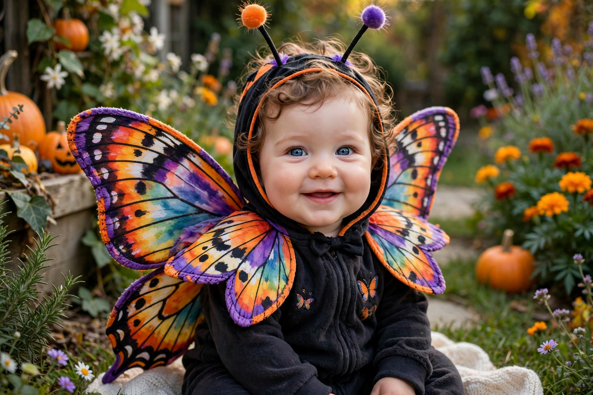 Butterfly baby costume — baby's first Halloween costume idea