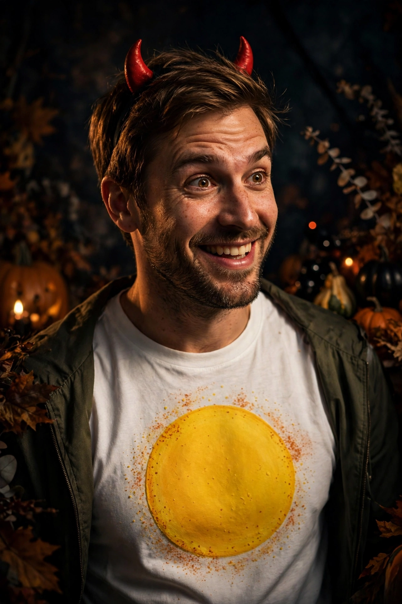 Deviled egg costume — Halloween costume idea for guys