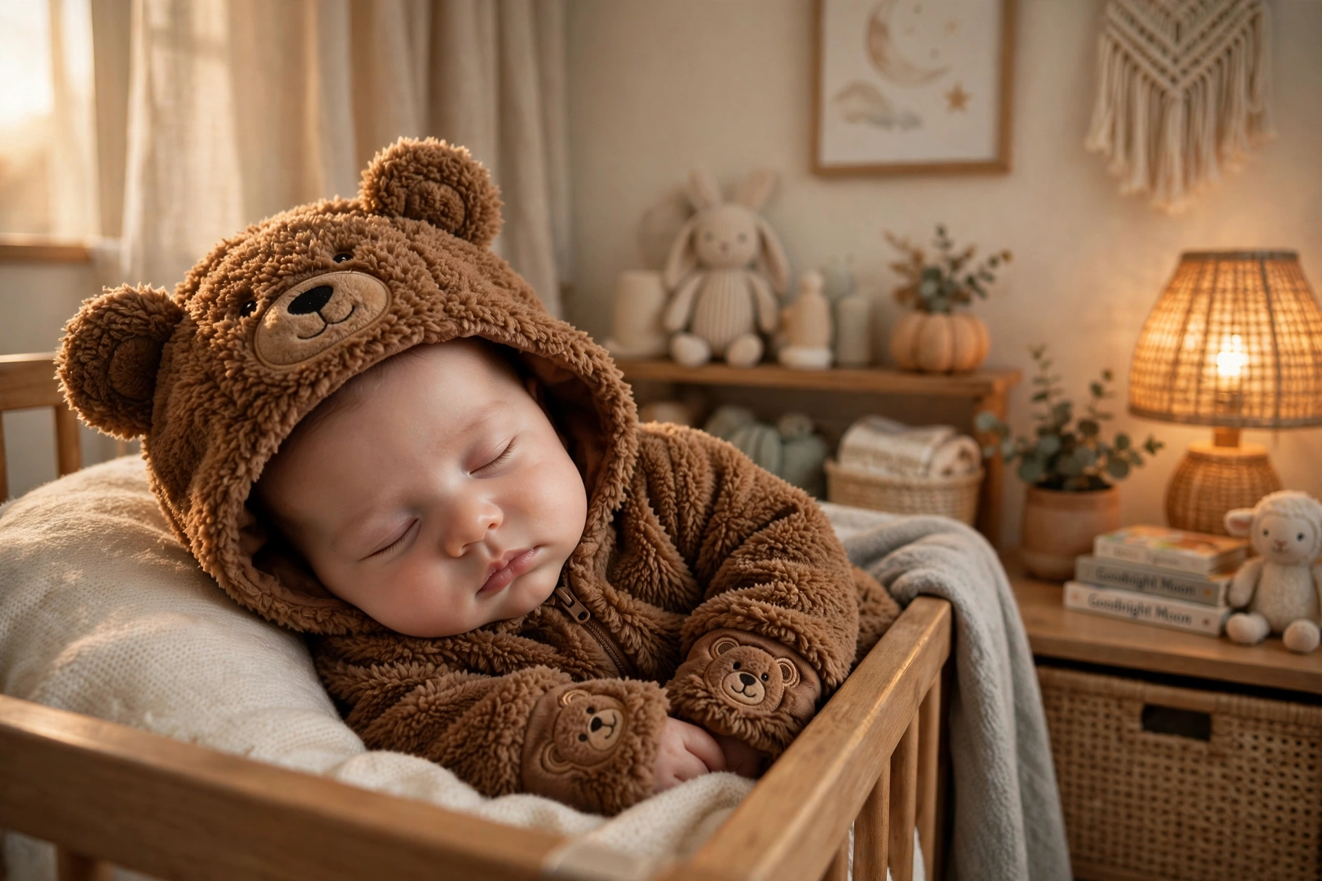 Teddy bear baby costume — baby's first Halloween costume idea