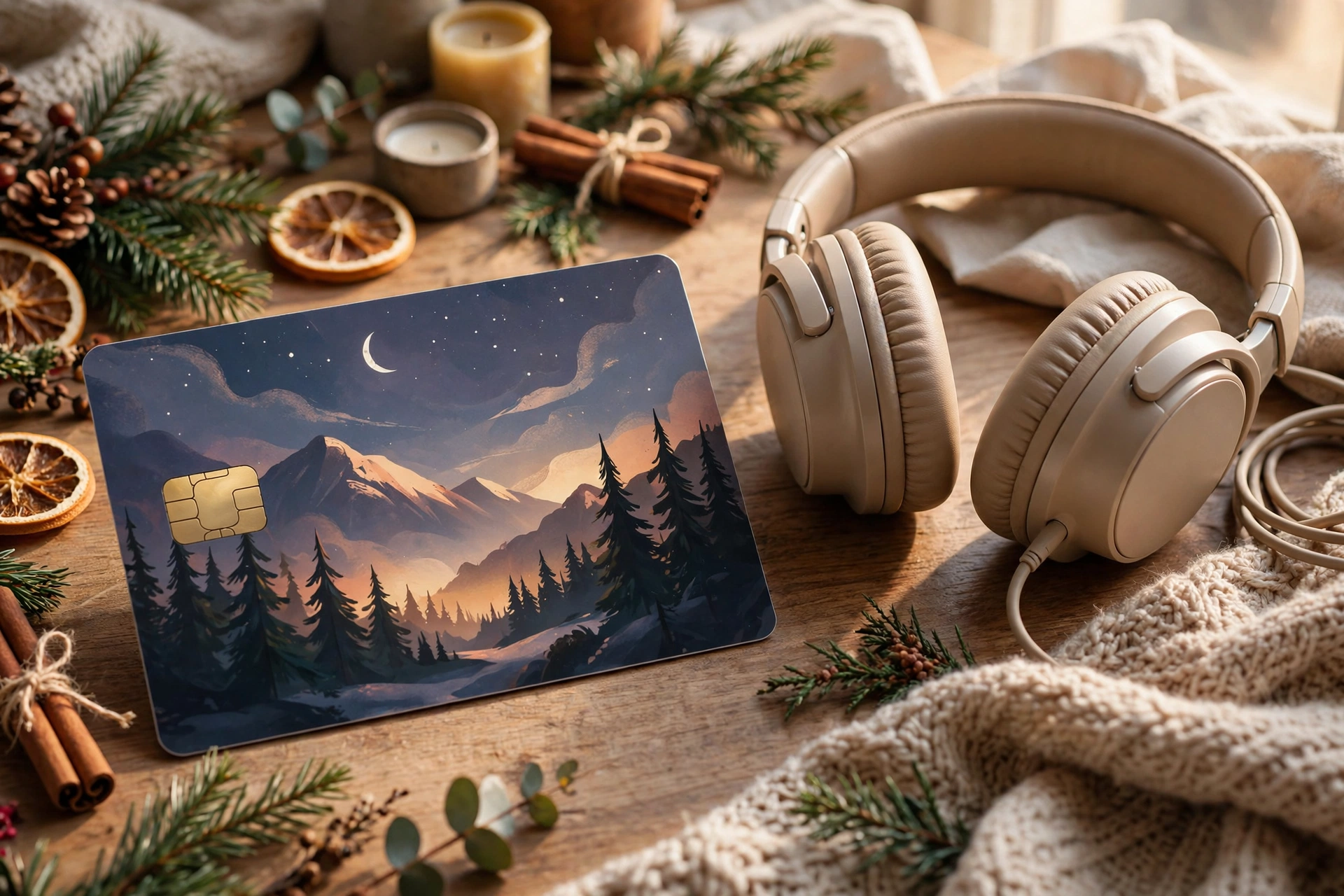 Custom playlist QR card — homemade Christmas gift idea