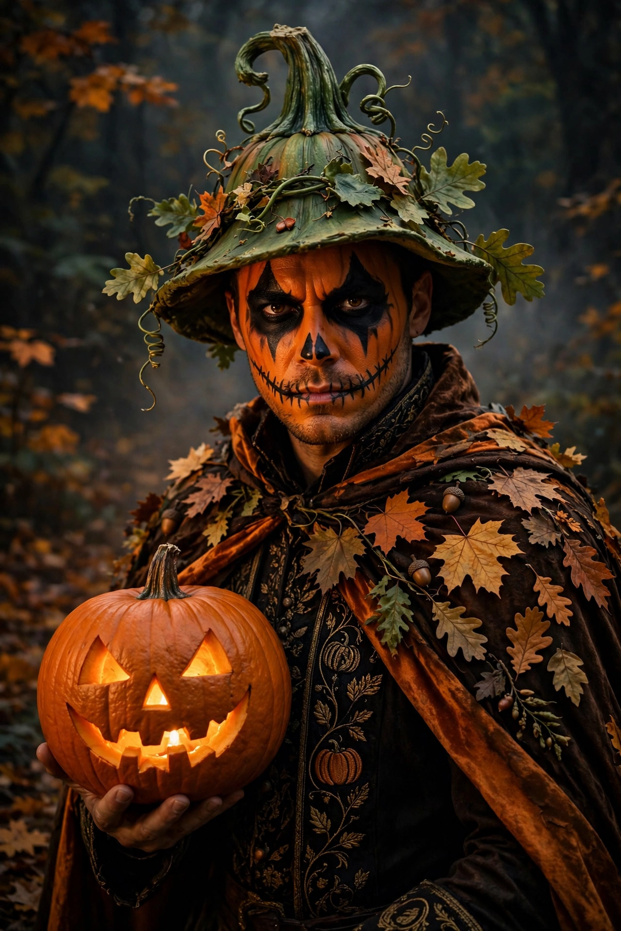 Pumpkin king costume — Halloween costume idea for guys