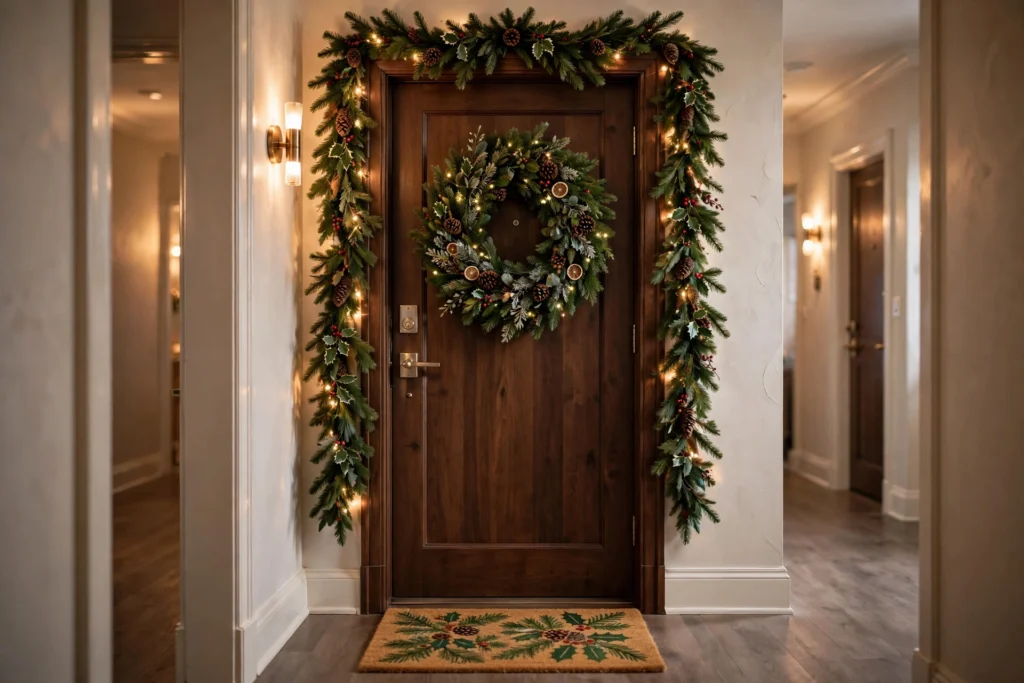 22 Apartment Christmas Door Decor Ideas for Small Spaces featured apartment christmas door decor ideas