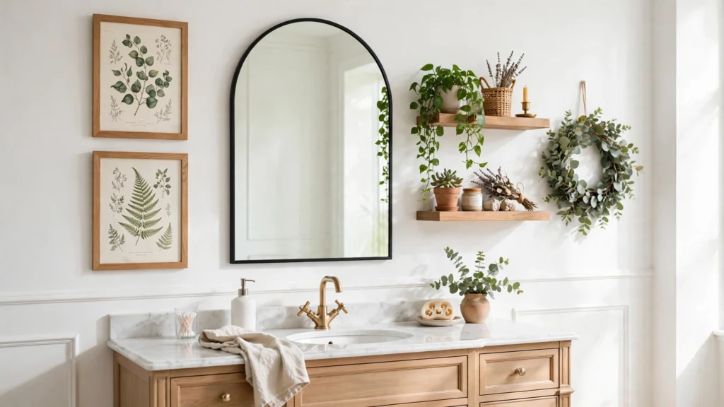 22 Bathroom Wall Decor Ideas to Make Your Bath Feel Brand New featured bathroom wall decor ideas