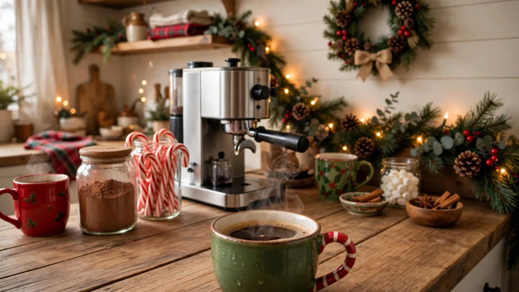 featured christmas coffee bar ideas