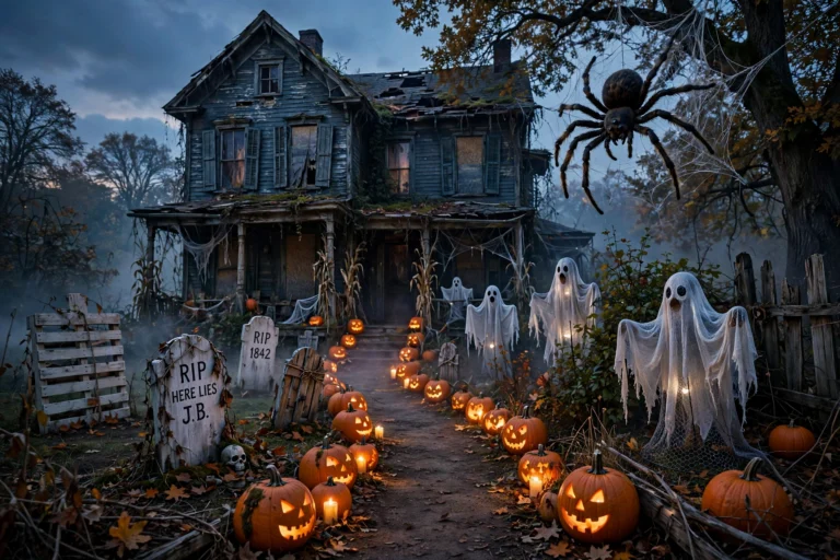 37 DIY Outdoor Halloween Decorations for a Haunted Home