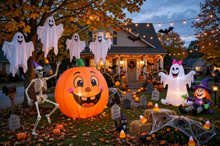 28 Funny Outdoor Halloween Decorations That Will Make Neighbors Laugh