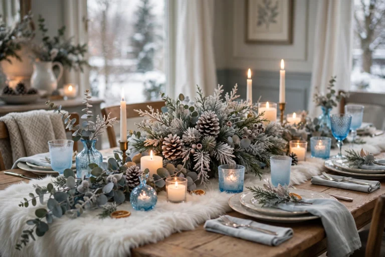 24 Ways to Style a Winter Tablescape After Christmas