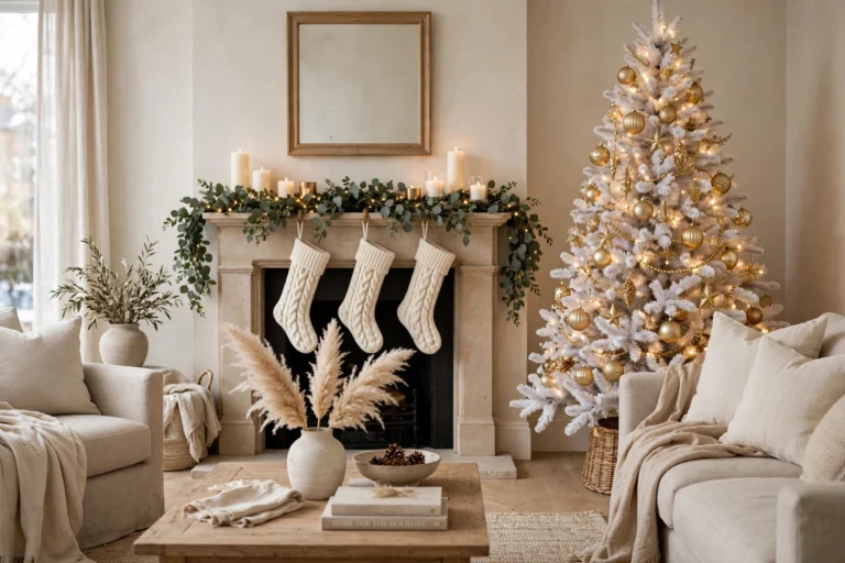 25 Neutral Christmas Decor Ideas for a Calm Elegant Holiday Home
