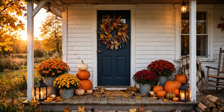 26 Small Front Porch Fall Decor Ideas for a Cozy Welcome