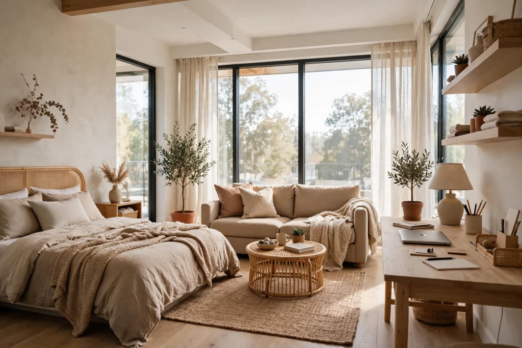 24 Studio Apartment Ideas to Make One Room Feel Like Home featured studio apartment ideas